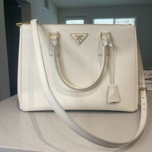 Prada Galleria Saffiano Double Zip Tote